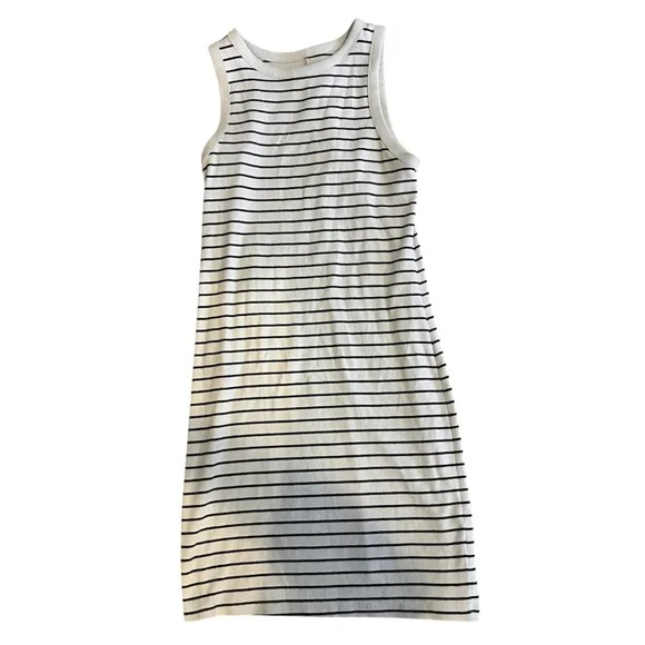 A New Day Black/White Striped Dress | Size X-Small - Picture 5 of 8